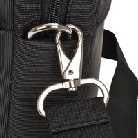 Waterproof Nylon Laptop Bag - 15.6 Inch One Shoulder Portable - Black thumbnail