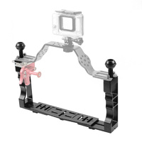 Upgraded Dual Handheld Diving Arm for Underwater Photography thumbnail