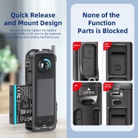Amagisn Metal Protective Housing for Insta360 X4 with 2 Claws and Rabbit Cage thumbnail