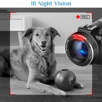 Af2 5600Px 18X Zoom 4K Digital Video Camera With Hood & Microphone & Wide-Angle Lens thumbnail