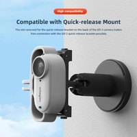 Amagisn Silicone Case for Insta360 Go 3 Camera - Horizontal - Horizontal Black thumbnail