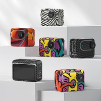 Carbon Fiber Style Body Sticker for Insta360 Go 3 Action Camera - Carbon Fiber thumbnail