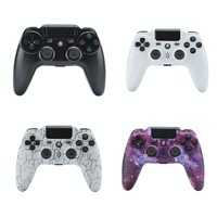 Starry Sky Purple Wireless Ps4 Game Controller thumbnail