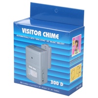 Grey Wireless Door Chime For Visitor Alert thumbnail