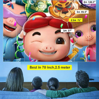 Mini Portable Led Projector For Kids - 1080P Resolution thumbnail