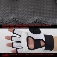Adults Half Finger Sandbag Training Boxing Gloves - Pu Leather thumbnail
