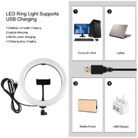 10.2 Rgbw Led Ring Light Kit with 1.1m Tripod & Phone Clamp thumbnail