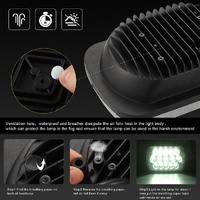 7 Inch 5X7 H4 15W Dc 9 - 30V 1500Lm Ip67 Car Truck Off - Road Vehicle Led Work Lights / Headlight With 15Leds Lamps thumbnail