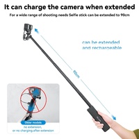 Sports Camera and Phone Selfie Stick with 10000mah Power Bank thumbnail