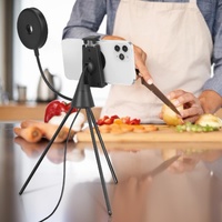 Dimmable Led Ring Lamp with Phone Tripod Stand thumbnail