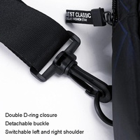 Men Oxford Cloth Chest Bag Snowflake Gray Ideal For Sports And Travel thumbnail