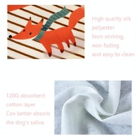 Refreshing Avocado Pet Scarf Three-Layer Thickened Waterproof Saliva Towel - Size Xl thumbnail