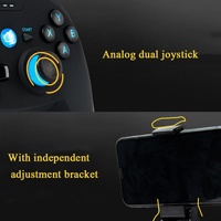 Wireless Game Controller for Android / Ios / Pc / Ps3 with Bluetooth 4.0 & Bracket - Blue thumbnail