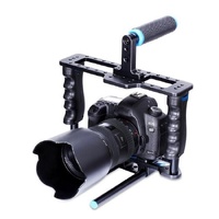 Camera Stabilizer With Protective Cage Handle And Top Set thumbnail