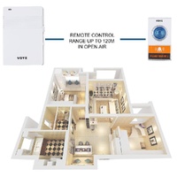38 Melody Wireless Doorbell - White thumbnail