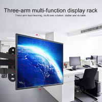 Universal Rotatable Retractable Monitor Wall Mount - 14-27 Inch thumbnail