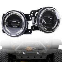 2 Pcs 4 Inch Car Led Angel Eyes Spotlight Modified Fog Lights For Jeep Wrangler / Dodge / Chrysler Pt Cruiser thumbnail
