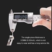 60 Degree Stainless Steel Thread Gauge - 30 Pcs thumbnail