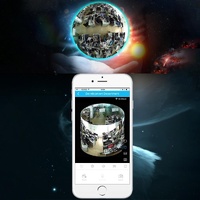 360 Degree Fisheye Lens Wifi Ip Camera With Motion Detection & Night Vision - Shark 960P thumbnail