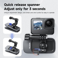 360 Degree Backpack Clip Mount for Action Camera - Rotating thumbnail