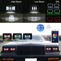 5 Inch 30W Dc 10 - 30V 7200Lm Ip67 Car Led Turn Signal / Headlight With Angel Eyes thumbnail