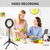 Adjustable Desktop Tripod Selfie Stick Holder - Compact thumbnail