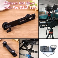 Black Metal Flash Bracket For Dslr Cameras thumbnail