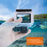 Waterproof Touch Back Cover for Gopro Hero7 - White / Silver thumbnail