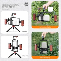 Smartphone Video Rig With Stabilizer Handles For Vlogging And Live Broadcast thumbnail