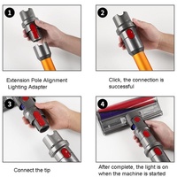 Universal Vacuum Suction Head Adapter with Led Light thumbnail