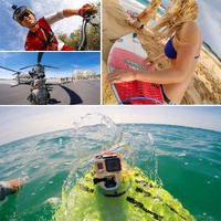 Flexible Clamp Mount for Gopro and Action Cameras - Horizontal Jaws thumbnail