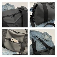 Travel-ready Waterproof Sports Bag for Fitness - Black thumbnail