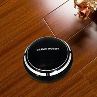 Intelligent 2-in-1 Rechargeable Floor Sweeping Robot Vacuum - Black thumbnail