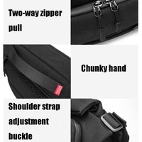Waterproof Men Messenger Bag With Usb Charging Port Multifunctional Design - Dark Blue thumbnail