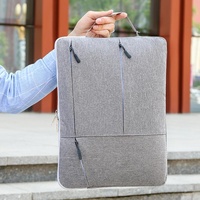 Portable Laptop Handbag - Fits 13-13.3 Inch - Casual Design - Grey thumbnail
