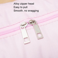 Folding Travel Bag with Trolley Case for Luggage - Black thumbnail