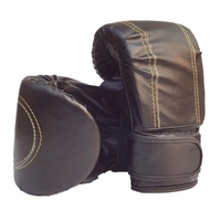 Half-Finger Boxing Gloves For Adults - Ideal For Fighting And Punching - Red thumbnail
