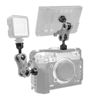Universal 2.5cm Ball Head Clip for Action and Underwater Cameras - Red thumbnail