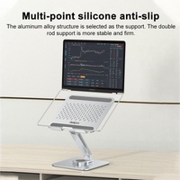 Lenovo Thinkplus Desktop Laptop Holder - Silver thumbnail