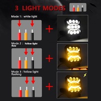 4 Inch Square Mixed Luminous Arch Bridge Angel Eye Car Work Light thumbnail