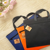 Double Zipper Canvas Storage Bag - Portable and Simple - Dark Blue thumbnail