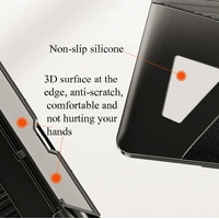 Portable Laptop Stand - Adjustable Height Foldable Heat Dissipation - Elegant Black thumbnail