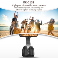 Smart 360 Degree Live Video Recording Desktop Stabilizer - White thumbnail