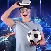 Gray Breathable Vr Eye Mask - Lightweight - Black Gray thumbnail