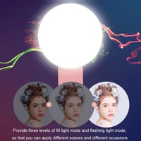 2-pack Led Selfie Light for Mobile Phone Photography - White thumbnail