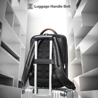 Multifunctional Anti-theft Laptop Business Backpack with Usb Charging Hole Black thumbnail