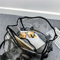 Waterproof Travel Backpack - Pvc Material - Grey thumbnail