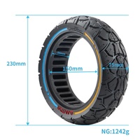 Electric Scooter Tire - 54 Cards 255x80 / 65-6.5 Universal Fit Colourful thumbnail