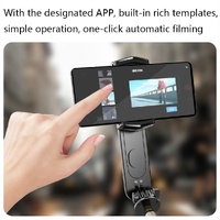 Handheld Stabilizer with Removable Fill Light and App - Black thumbnail