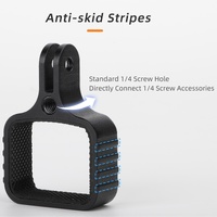 Universal Metal Bracket Adapter for Dji Pocket 3 with Screw - Black thumbnail